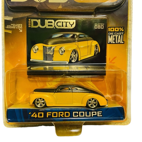 Jada Dub City 1940 Ford Coupe 1:64 Yellow - Picture 2 of 9